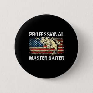 Professioneller Meister-Köder Retro-Amerikanische Button