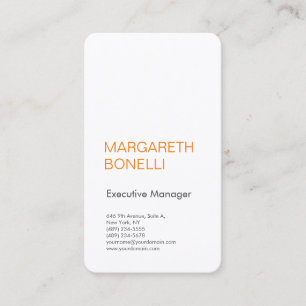 Professioneller Minimalist, mutig, modern Visitenkarte