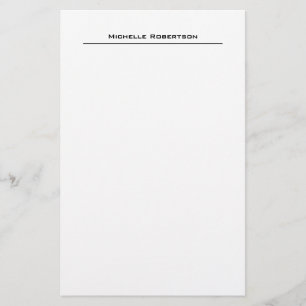 Professioneller Minimalist Schlicht Einfach Modern Briefpapier