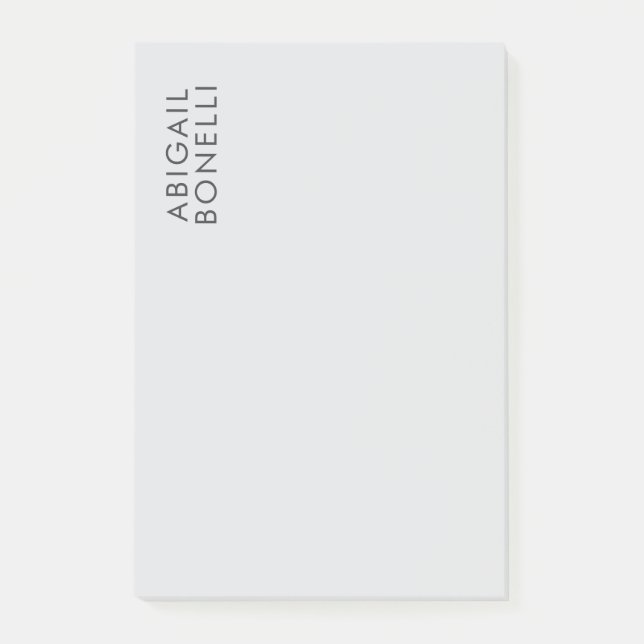 Professioneller minimalistischer moderner einfache post-it klebezettel (Vorderseite)