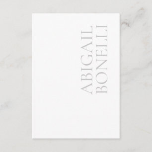Professioneller minimalistischer, moderner, grauer begleitkarte