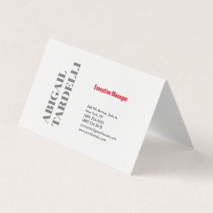 Professioneller minimalistischer, moderner, maßges visitenkarten