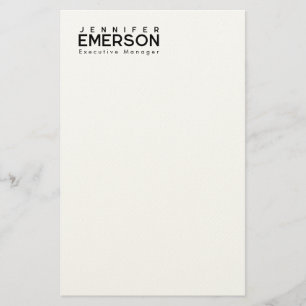 Professioneller minimalistischer moderner Plain-St Briefpapier