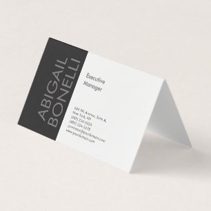 Professioneller minimalistischer moderner Plain Visitenkarten