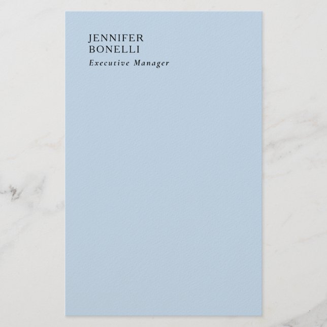 Professioneller minimalistischer moderner trendige briefpapier (Vorderseite)