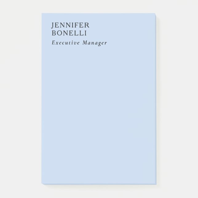 Professioneller minimalistischer moderner trendige post-it klebezettel (Vorderseite)