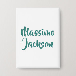 Professioneller minimalistischer Name mit persönli Button