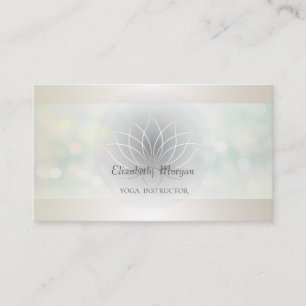 Professioneller Moderner Bokeh,Lotus Visitenkarte