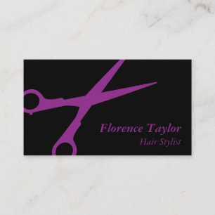 Professioneller moderner Haarstylist und Salon Visitenkarte
