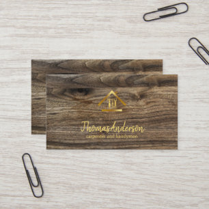 Professioneller moderner Heimwerker für Hausrepara Visitenkarte