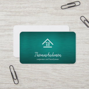 Professioneller moderner Heimwerker für Hausrepara Visitenkarte