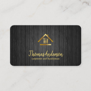 Professioneller moderner Heimwerker für Hausrepara Visitenkarte