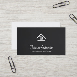 Professioneller moderner Heimwerker für Hausrepara Visitenkarte
