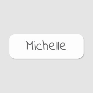 Professioneller moderner minimalistischer einfache namensschild