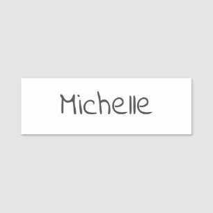 Professioneller moderner minimalistischer einfache namensschild