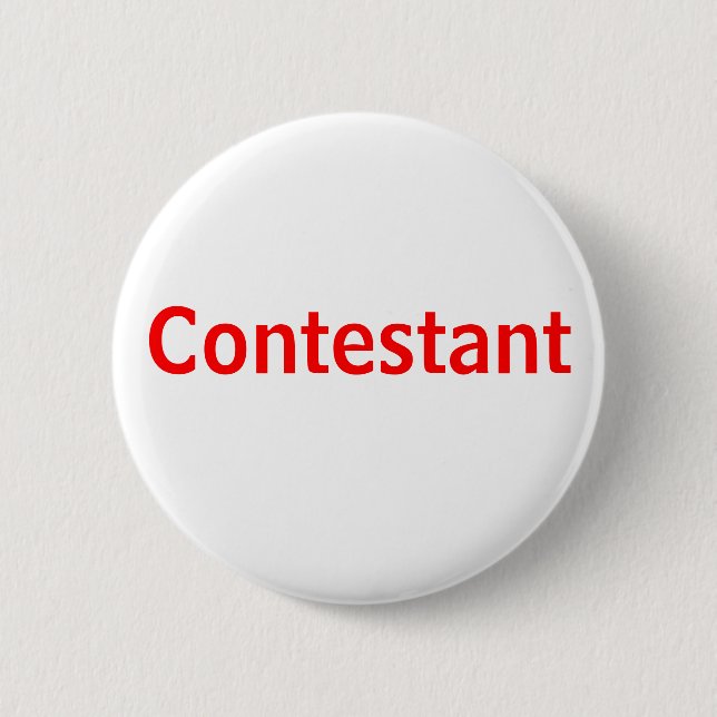 professioneller moderner Teilnehmer-Pin Button (Vorderseite)