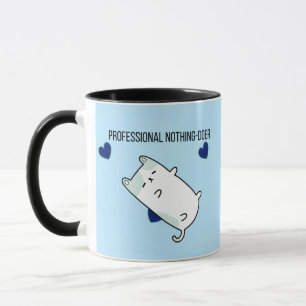 Professioneller Nichtstuer   Lustiger Mini-Hund Ka Tasse