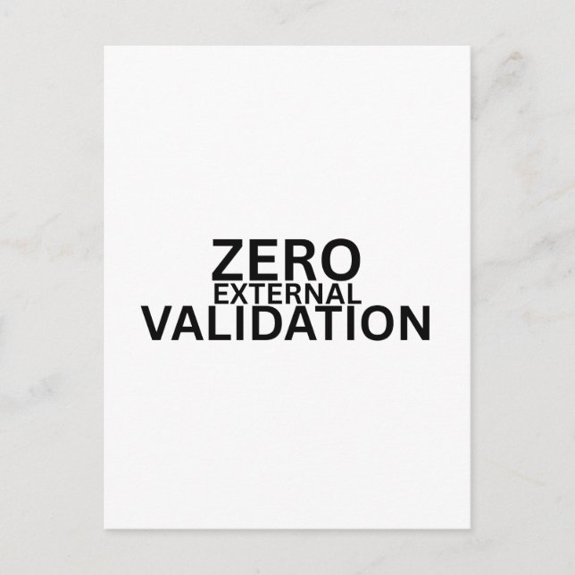 Professioneller ohne externe Validierung Postkarte (Vorderseite)