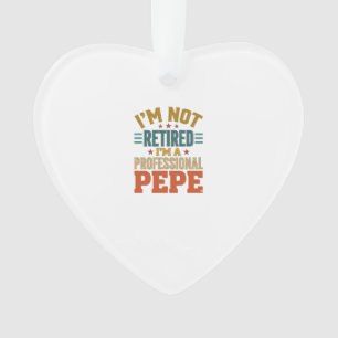 Professioneller Pepe-Ruhestand Vintage-Typografie- Ornament