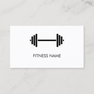 Professioneller persönlicher Fitnesstrainer Visitenkarte