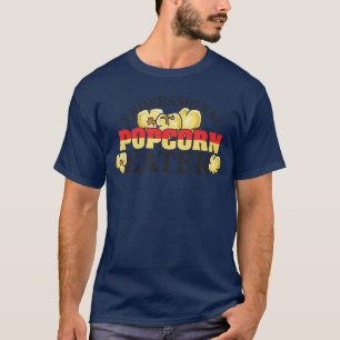 Professioneller Popcorn-Esser Ich liebe Snacks Mov T-Shirt