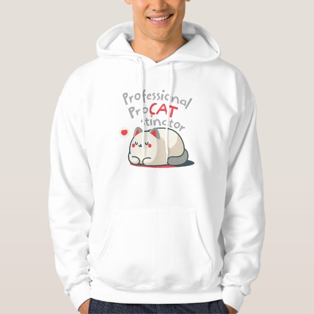 Professioneller ProCatstinator Hoodie  (Vorderseite)