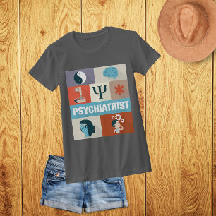 Professioneller Psychiater ikonisch gestaltet T-Shirt