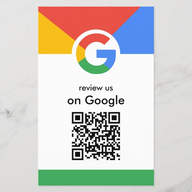 Professioneller Scan, um Google-QR-Code Geschäft z Flyer (Vorne)