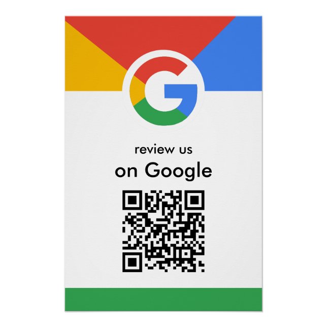 Professioneller Scan, um Google-QR-Code Geschäft z Poster (Vorderseite)