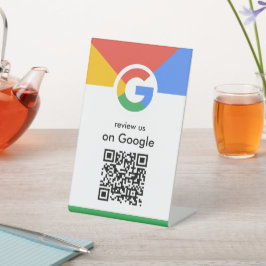 Professioneller Scan, um Google-QR-Code Geschäft z Sockelschild