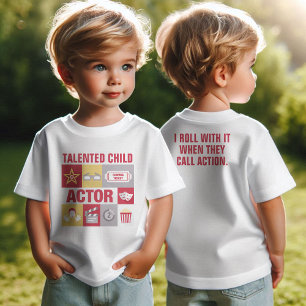 Professioneller Schauspieler, ikonisch gestaltet,  Baby T-shirt