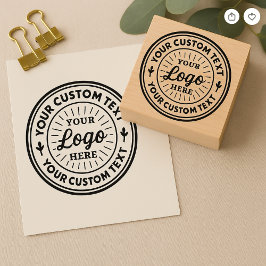 Professioneller Stempel mit individuellem Logo für