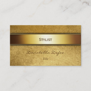 Professioneller Stylist Klassisch Elegant Visitenkarte