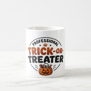 Professioneller Süßigkeiten-Sammler Halloween Kaffeetasse
