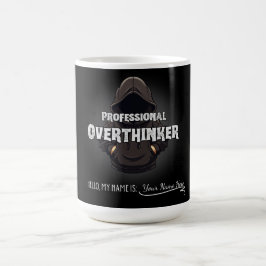 Professioneller Überdenker Lustiger Maßgeschneider Kaffeetasse