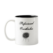 Professioneller Überdenker Zweifarbiges Kaffeetass