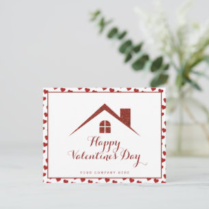 Professioneller Valentinstag-Immobilien-Haus  Karte