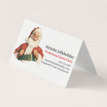 Professioneller Weihnachtsmann Retro Vintage Infor
