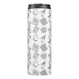 Professionelles Apotheke-Symbol-Muster-Reise-Tumbl Thermosbecher