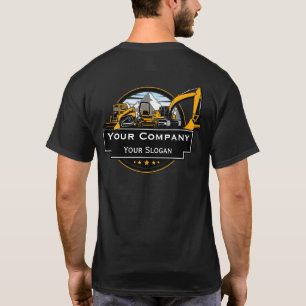Professionelles Bauunternehmen für Schwermaschinen T-Shirt