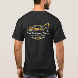 Professionelles Bauunternehmen für Schwermaschinen T-Shirt