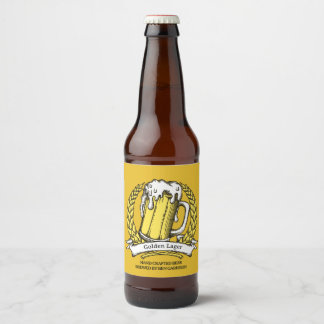 Professionelles Bier Bo Vintage-Skizze anpassen Bierflaschenetikett