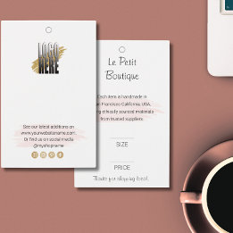 Professionelles Boutique-Logo-Kleidungs-Preisschil