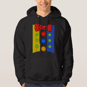 Professionelles Clown-Kostüm Halloween Clown Hoodie