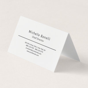 Professionelles einfaches modernes minimalistische visitenkarten