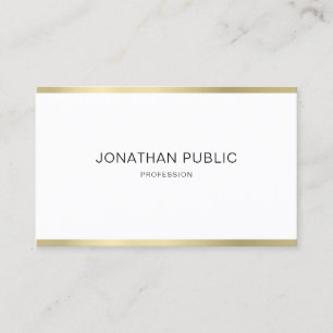 Professionelles Elegantes Minimalistisches Design Visitenkarte
