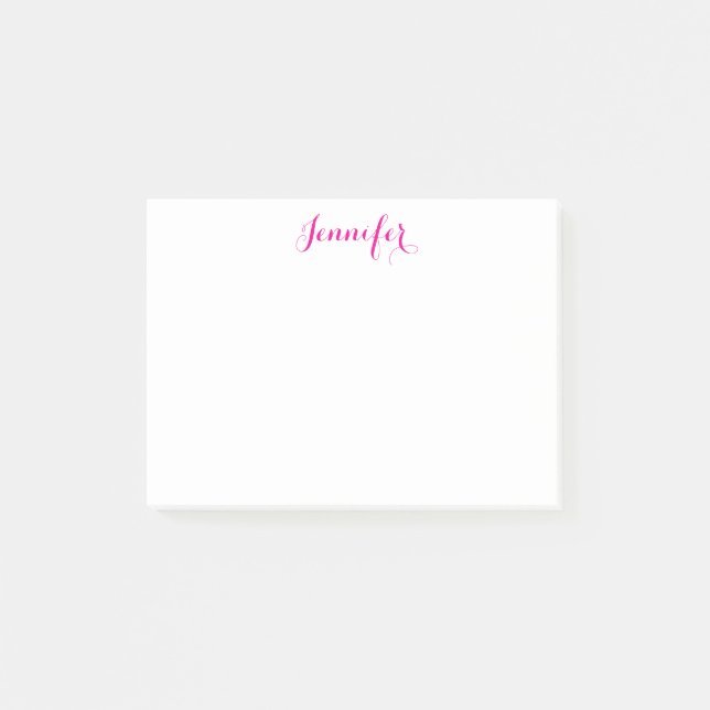 Professionelles elegantes modernes minimalist einf post-it klebezettel (Vorderseite)