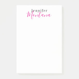 Professionelles elegantes modernes minimalistische post-it klebezettel