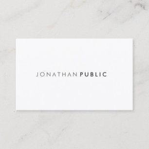 Professionelles Elegantes Stromlinienförmiges Desi Visitenkarte