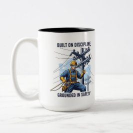Professionelles Geschenk für Versorgungsleitungste Zweifarbige Tasse